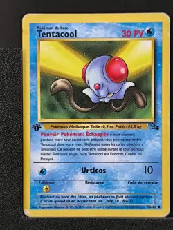 Carte Pokemon Tentacool 56/62 Edition 1 Ed 1 Fossile Wizards 1 - Image 2