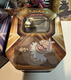 Pokemon Tins Lot Of 6 Various Empty Tins Only + 3 Mini Binders + B&W Poster - Image 3