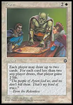 Truce - Medium Play MTG Homelands - Image 1
