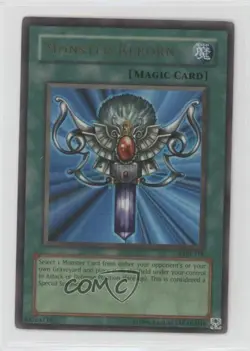 Monster Reborn YuGiOh Legend of Blue Eyes White Dragon #LOB-118 2002 1de9 - Image 1