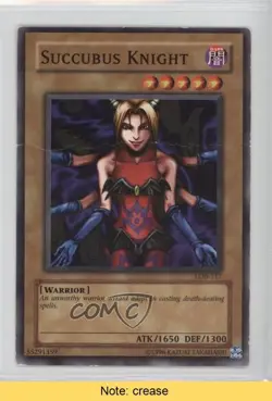 Succubus Knight YuGiOh Legend of Blue Eyes White Dragon #LOB-117 2002 READ 2u3 - Image 1