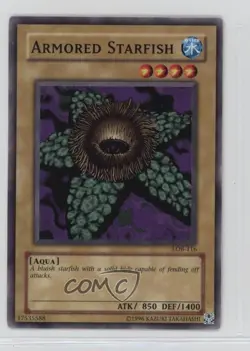 Armored Starfish YuGiOh Legend of Blue Eyes White Dragon #LOB-116 2002 wq8 - Image 1