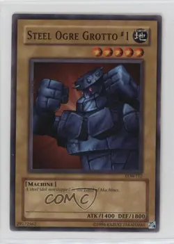 Steel Ogre Grotto #1 YuGiOh Legend of Blue Eyes White Dragon #LOB-112 2002 wq8 - Image 1