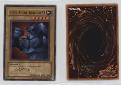 Steel Ogre Grotto #1 YuGiOh Legend of Blue Eyes White Dragon #LOB-112 2002 wq8 - Image 3
