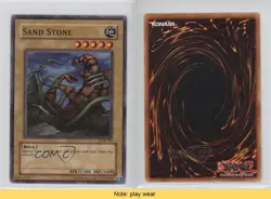Sand Stone YuGiOh Legend of Blue Eyes White Dragon #LOB-109 2002 READ 2u3 - Image 3