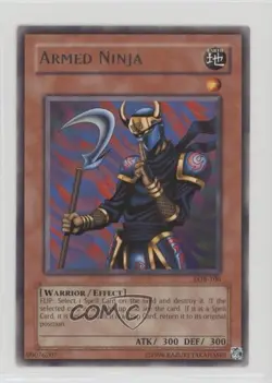 Armed Ninja YuGiOh Legend of Blue Eyes White Dragon #LOB-106 2002 12ka - Image 1