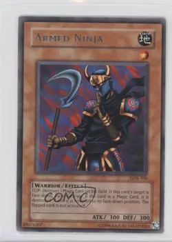 Armed Ninja YuGiOh Legend of Blue Eyes White Dragon #LOB-106 2002 c6w - Image 1