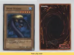 Spike Seadra YuGiOh Legend of Blue Eyes White Dragon #LOB-103 2002 READ 2u3 - Image 3