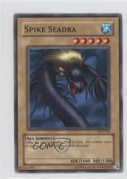 Spike Seadra YuGiOh Legend of Blue Eyes White Dragon #LOB-103 2002 1g9 - Image 1
