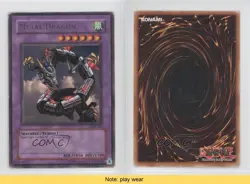 Metal Dragon (R) YuGiOh Legend of Blue Eyes White #LOB-102 2002 READ c6w - Image 3