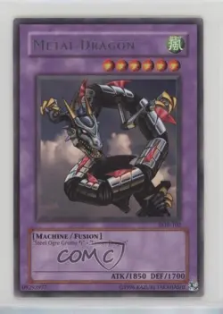 Metal Dragon (R) YuGiOh Legend of Blue Eyes White #LOB-102 2002 0u5r - Image 1