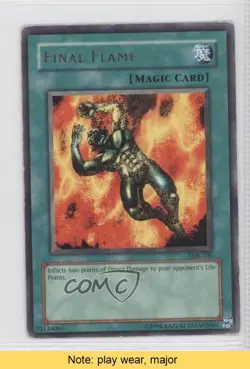 Final Flame (R) YuGiOh Legend of Blue Eyes White Dragon #LOB-100 2002 READ a1w - Image 1