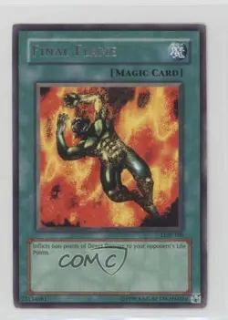 Final Flame (R) YuGiOh Legend of Blue Eyes White Dragon #LOB-100 2002 12kb - Image 1