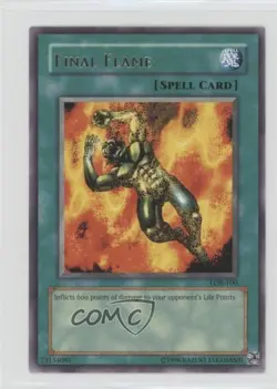 Final Flame (R) YuGiOh Legend of Blue Eyes White Dragon #LOB-100 2002 gl9 - Image 1