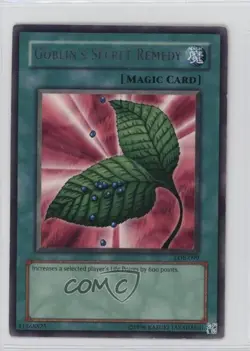 Goblin's Secret Remedy YuGiOh Legend of Blue Eyes White Dragon #LOB-099 2002 l5w - Image 1