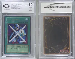 Stop Defense YuGiOh Legend of Blue Eyes White Dragon BCCG 10 Mint or Better 0a2 - Image 3