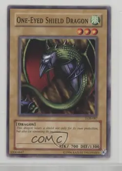 One-Eyed Shield Dragon YuGiOh Legend of Blue Eyes White #LOB-087 2002 wq8 - Image 1