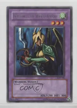 Dragoness the Wicked Knight YuGiOh Legend of Blue Eyes White Dragon #LOB-086 2r7 - Image 1