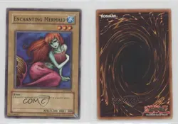 Enchanting Mermaid YuGiOh Legend of Blue Eyes White Dragon #LOB-084 2002 0yj1 - Image 3