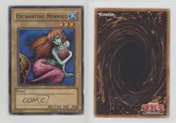 Enchanting Mermaid YuGiOh Legend of Blue Eyes White Dragon #LOB-084 2002 12xy - Image 3
