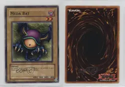 Meda Bat YuGiOh Legend of Blue Eyes White Dragon #LOB-083 2002 02v3 - Image 3