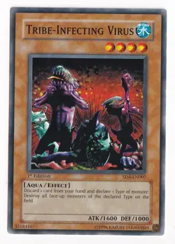 Tribe-Infecting Virus SD4-EN007 Common 1st Edition Near Mint NM Yugioh - Image 1