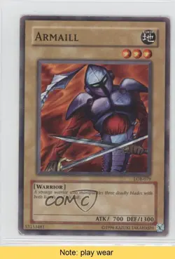 Armaill YuGiOh Legend of Blue Eyes White Dragon #LOB-079 2002 READ 1a1 - Image 1