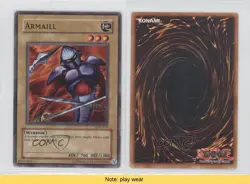 Armaill YuGiOh Legend of Blue Eyes White Dragon #LOB-079 2002 READ 1a1 - Image 3