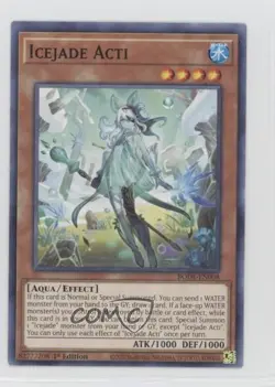Icejade Acti 1st Ed. YuGiOh Burst of Destiny #BODE-EN008 0iv - Image 1