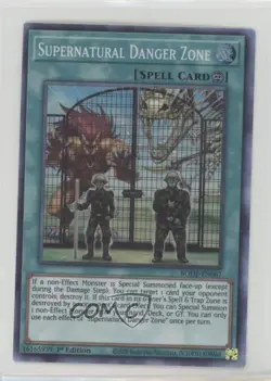 Supernatural Danger Zone 1st Ed. YuGiOh Burst of Destiny #BODE-EN067 0iv - Image 1