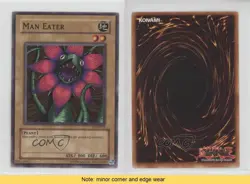 Man Eater YuGiOh Legend of Blue Eyes White Dragon #LOB-075 2002 READ to3 - Image 3