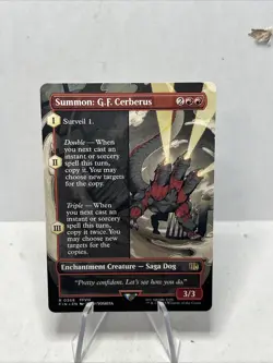 Summon: G.F. Cerberus Borderless Non Foil - FIN 0368 NM - MTG Magic - Image 1