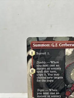 Summon: G.F. Cerberus Borderless Non Foil - FIN 0368 NM - MTG Magic - Image 2