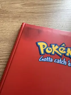 Vintage Pikachu Pokemon Card Binder/Book Red 4-Pocket Rare 1999, Includes Cards - Image 2