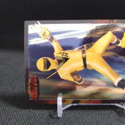 NINJYAYELLOW Ninja Sentai Kakuranger Card TOEI Japan Vintage Japanese No.156 B - Image 3