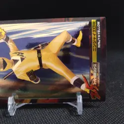 NINJYAYELLOW Ninja Sentai Kakuranger Card TOEI Japan Vintage Japanese No.156 B - Image 4