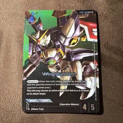 Gundam Card Game ST02-001 Wing Gundam LR+ Alt Art - Image 1