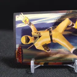 NINJYAYELLOW Ninja Sentai Kakuranger Card TOEI Japan Vintage Japanese No.156 - Image 3