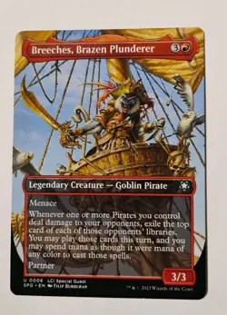 Breeches, Brazen Plunderer MTG, Special Guests, Borderless, LP - Image 1
