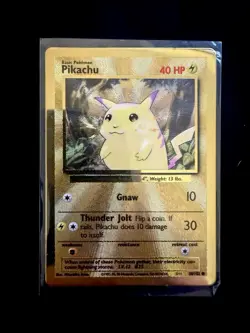 Pikachu - (Celebrations Metal Card) 058/102 Miscellaneous Cards & Products Holo - Image 1