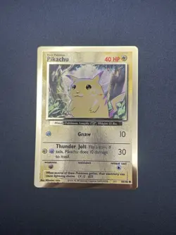Pikachu - (Celebrations Metal Card) 058/102 Miscellaneous Cards & Products Holo - Image 2