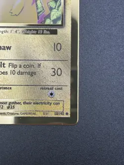 Pikachu - (Celebrations Metal Card) 058/102 Miscellaneous Cards & Products Holo - Image 5