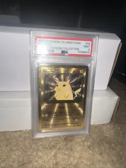 Pikachu - (Celebrations Metal Card) 058/102 Miscellaneous Cards & Products Holo - Image 1