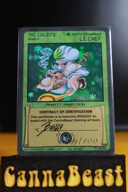 Le Chef Bnaggy Contract Card 59/100 Cannabeast - Image 1