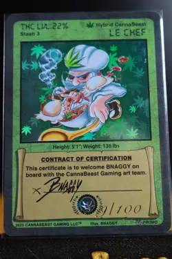 Le Chef Bnaggy Contract Card 59/100 Cannabeast - Image 4
