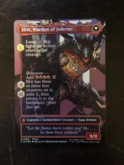 MTG Final Fantasy English Clive, Ifrit's Dominant Borderless 0385 Foil - Image 2