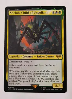 Shelob, Child of Ungoliant MTG, The Lord of the Rings: Tales of Middle-earth, LP - Image 1