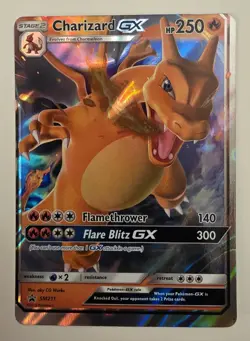 MISCUT Charizard GX SM211 Promo Pokemon Card- From Hidden Fates Collection Tin - Image 1
