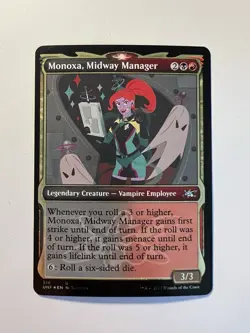 Monoxa, Midway Manager - FOIL - MTG Unfinity - NM - Image 1