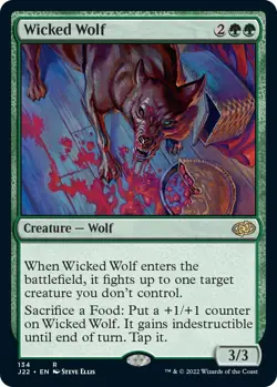 Wicked Wolf - 134 / English / Near Mint MTG - Image 1